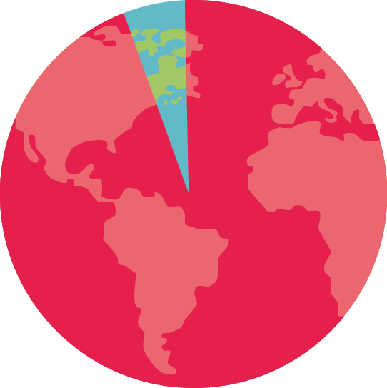 Mapa de porcentaje de pobreza mundial