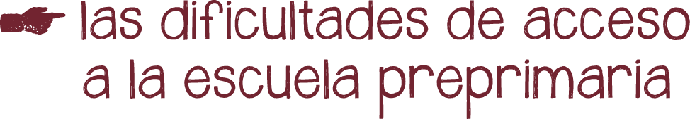 Las dificultades de acceso a la escuela primaria