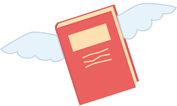 Libro con alas